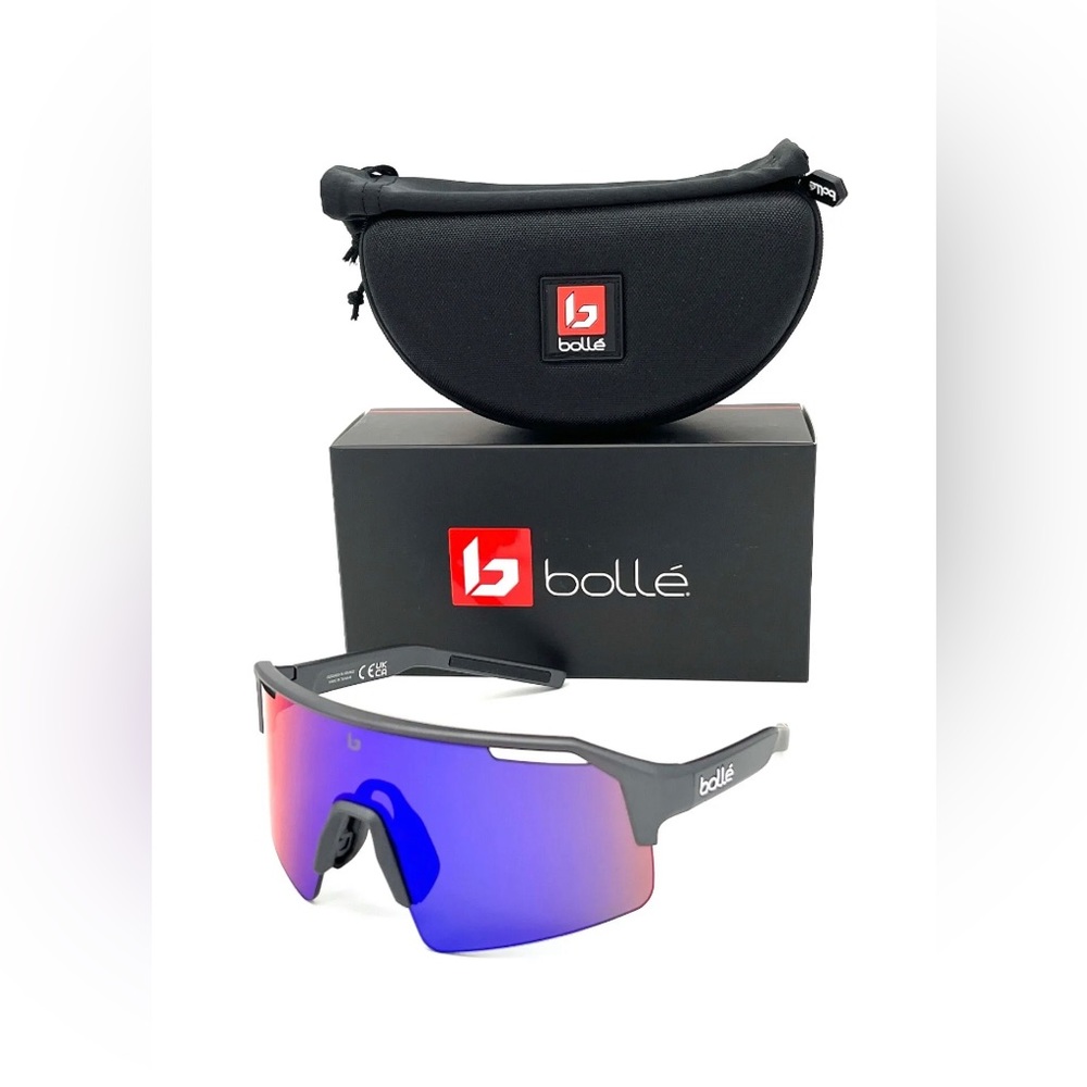 BOLLE C-SHIFTER Titanium Matte / Volt Ultraviolet  140mm Sunglasses